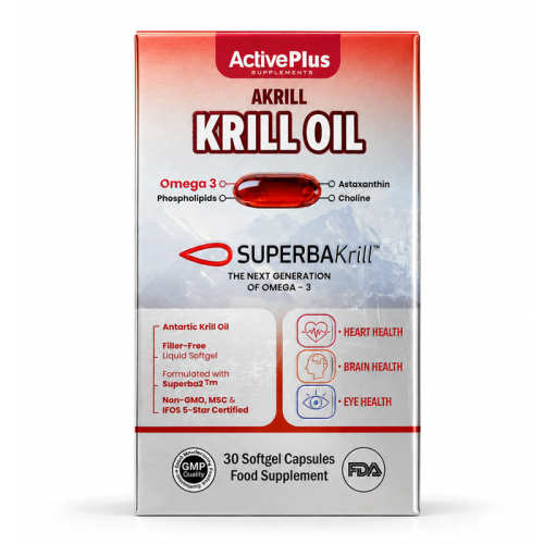 ActivePlus Akrill Krill Oil Takviye Edici Gıda 30 Yumuşak Kapsül - Active Plus