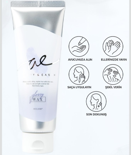 Airy Easy Glossy Wax Parlak ve Esnek Saç Şekillendirici 100 ml - 2
