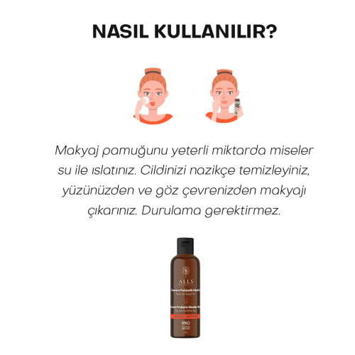 Alls Biocosmetics Organik CicaVera Prebiyotik Misel Su 50 ml - 5