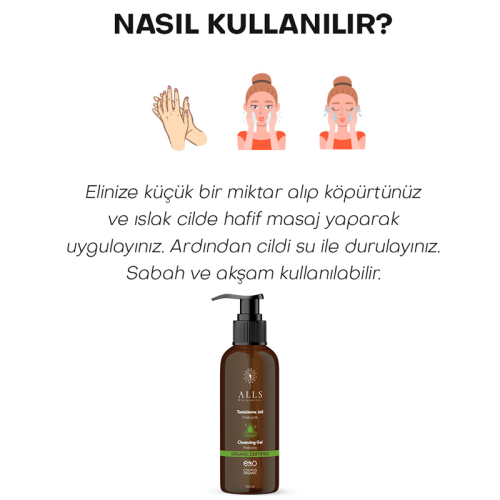 Alls Biocosmetics Organik Prebiyotik Temizleme Jeli 100 ml - 6