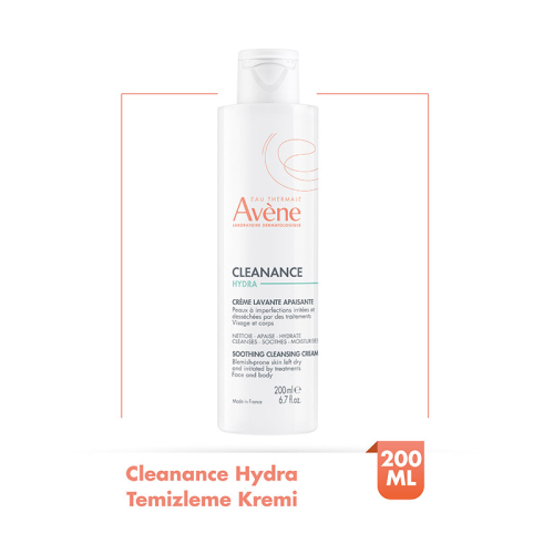 Avene Cleanance Hydra Kurumuş Ciltlere Özel Temizleme Kremi 200 ml - 2