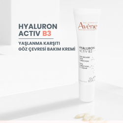 Avene Hyaluron Activ B3 Hyaluronik Asit ve Niasinamid Göz Çevresi Kremi 15 ml - 1