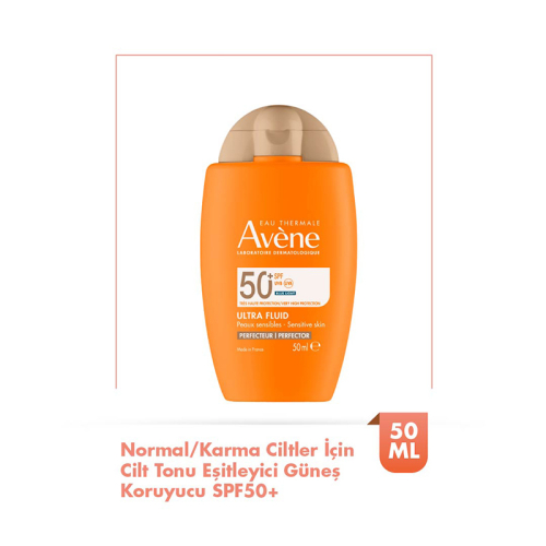 Avene Ultra Fluid Perfector SPF50+ Cilt Tonu Eşitleyici Renkli Güneş Kremi 50 ml - Avene
