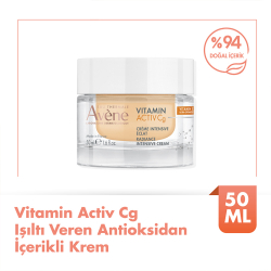Avene Vitamin Activ Cg C Vitamini ve Niasinamid Antioksidan Etkili Yüz Bakım Kremi 50 ml - 1