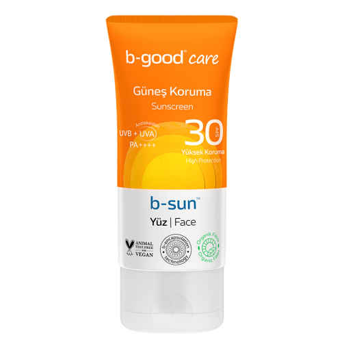 b-good b-sun SPF 30 Yüz Güneş Koruma 50 ml - B-good Care