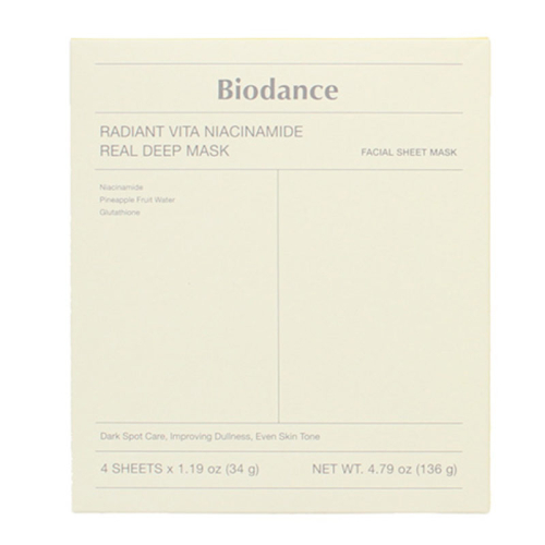Biodance Radiant Vita Niacinamide Reel Deep Mask 4 Adet - Biodance