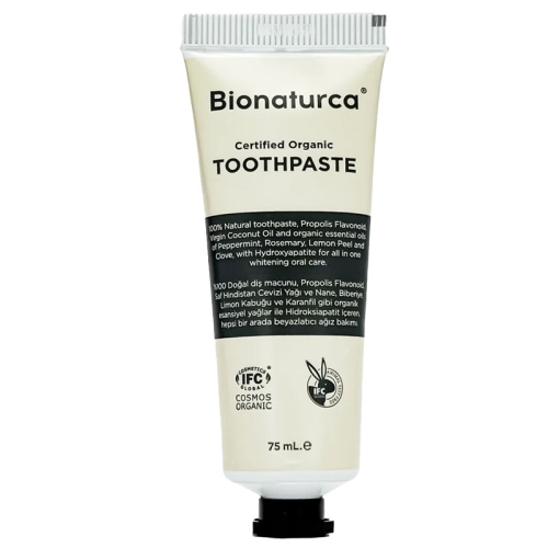 Bionaturca Organik Sertifikalı Tam Koruma Etkili Beyazlatıcı Diş Macunu 75 ml - Bionaturca