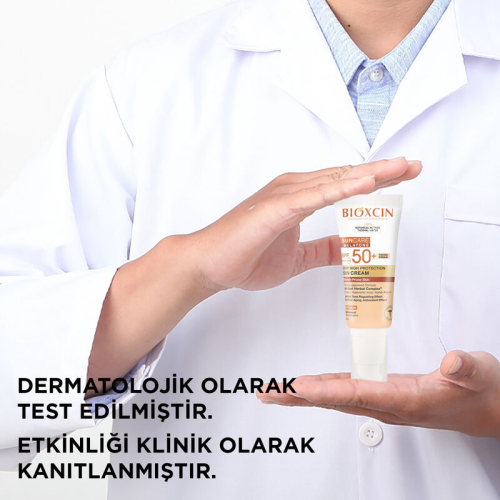 Bioxcin Sun Care Lekeli Ciltler için Güneş Kremi SPF 50+ 50 ml - Renkli - 9