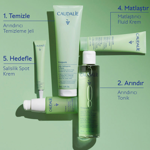 Caudalie Vinopure Arındırıcı Temizleme Jeli 150 ml - 5