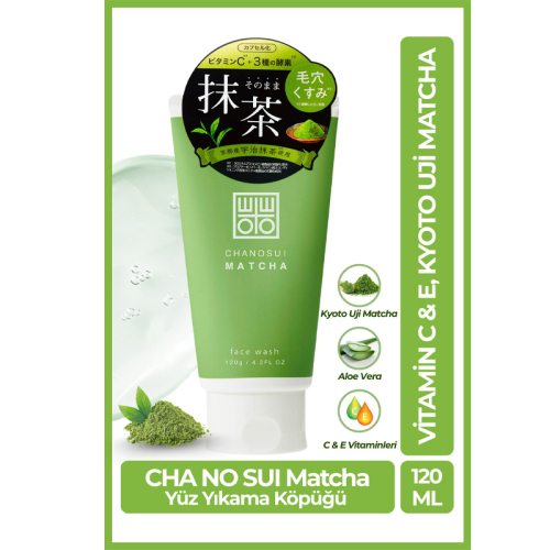 ChaNoSui Matcha Yüz Temizleme Köpüğü 120 ml - 2