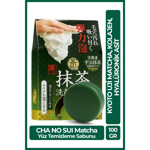 ChaNoSui Matcha Yüz Temizleme Sabunu 100 gr - 2