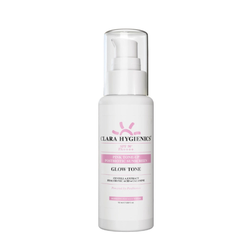 Clara Hygienics Glow Tone 50+ SPF Postbiotic Sunscreen 50 ml - Clara Hygienics