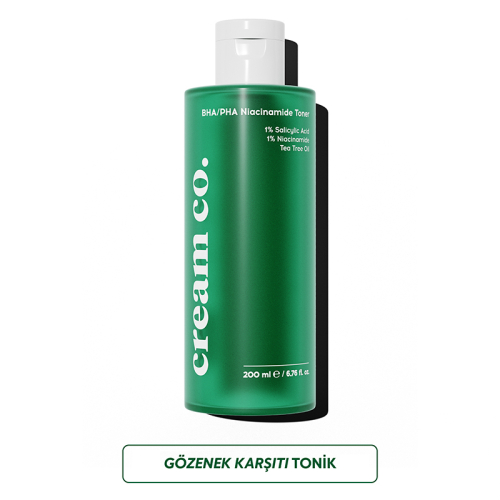 Cream Co. BHA/PHA Niacinamide Toner 200 ml - 2
