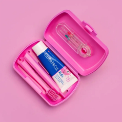 Curaprox Çocuk Seyahat Seti - Açık Pembe - 2
