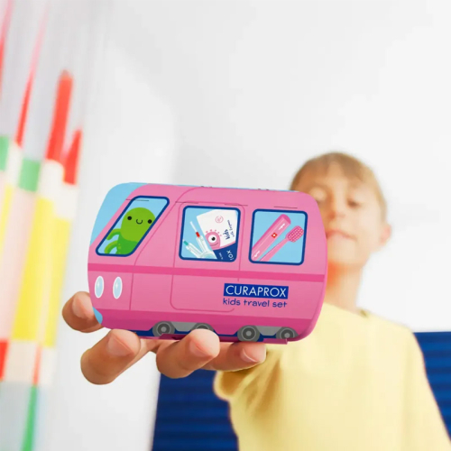 Curaprox Çocuk Seyahat Seti - Açık Pembe - 3