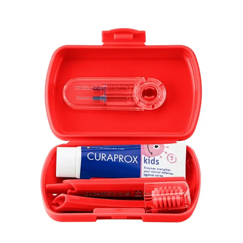 Curaprox Çocuk Seyahat Seti - Kırmızı - 2