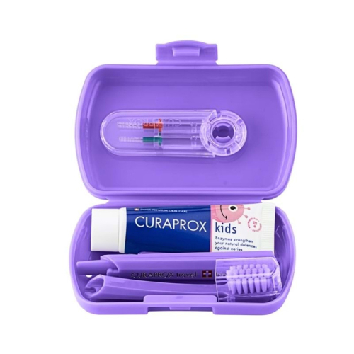 Curaprox Çocuk Seyahat Seti Mor - 2