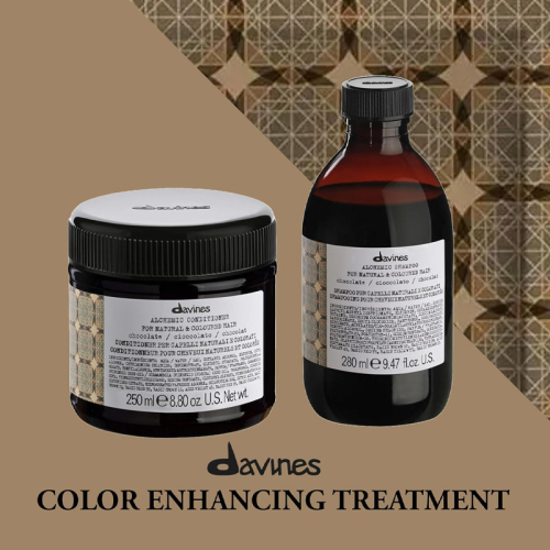 Davines Koyu Renk Saçlar için Şampuan - Alchemic Chocolate 280 ml - 3