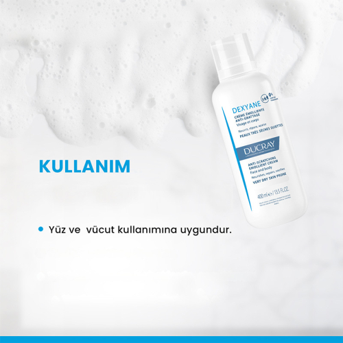 Ducray Dexyane Kuru Ciltler İçin Nemlendirici Krem 400 ml - 4
