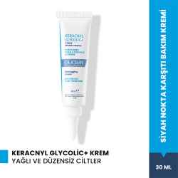 Ducray Keracnyl Glycolic+ Glikolik Asit İçeren Parlama Karşıtı Bakım Kremi 30 ml - 1