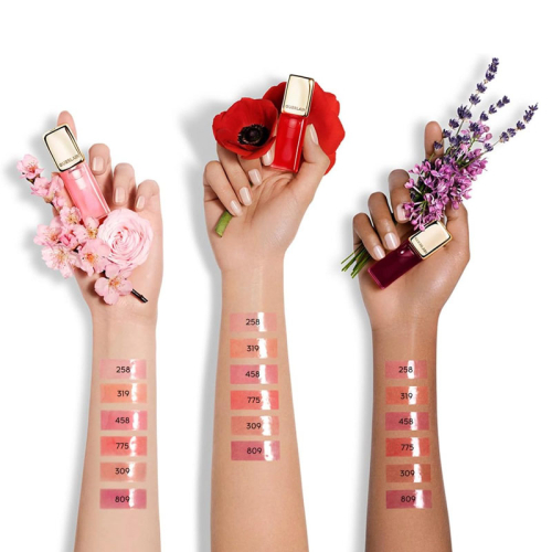 Guerlain KissKiss Bee Glow Oil Likit Ruj - Pop Rose - 5