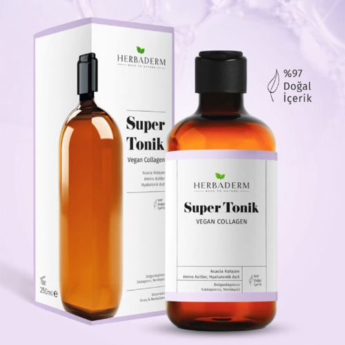Herbaderm Vegan Collagen Dolgunlaştırıcı Super Tonik 250 ml - 3