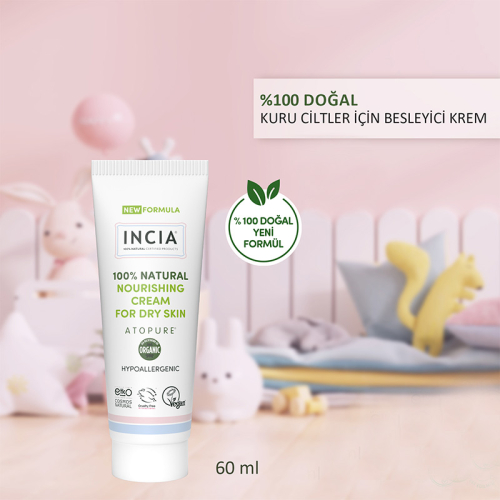 Incia %100 Natural Gel Cream For Dry Skin 60 ml - 4