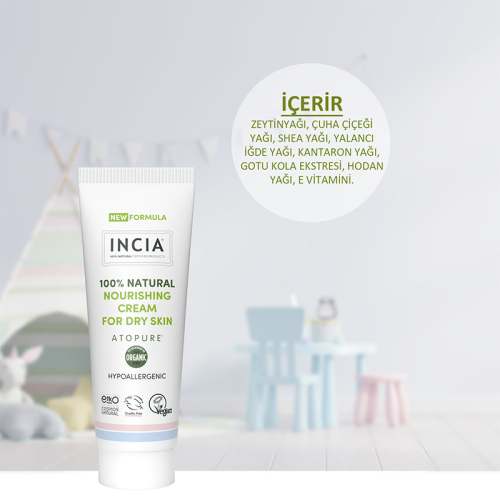 Incia %100 Natural Gel Cream For Dry Skin 60 ml - 5