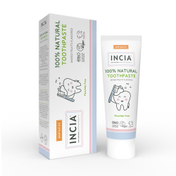 Incia Doğal Diş Macunu Bebek ve Çocuk Karışık Meyve Aromalı Florürsüz 50 ml - 1