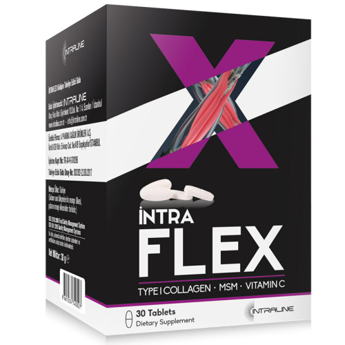 İntraline İntra Flex Kollajen Takviye Edici Gıda 30 Tablet - Intraline