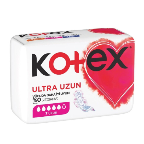 Kotex Ultra Dry Soft Ultra Kanatlı Uzun 7 Adet - 