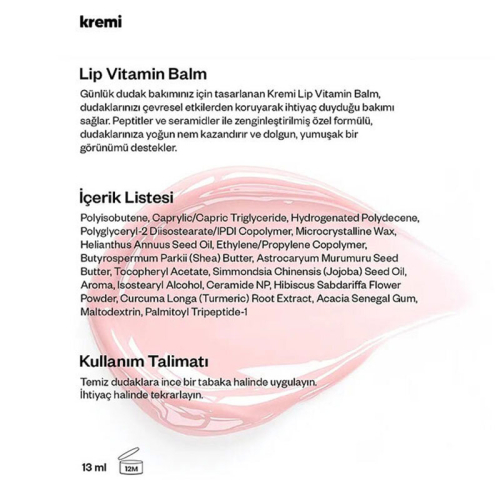​Kremi Lip Vitamin Balm 13 ml - Palm Beach - 7