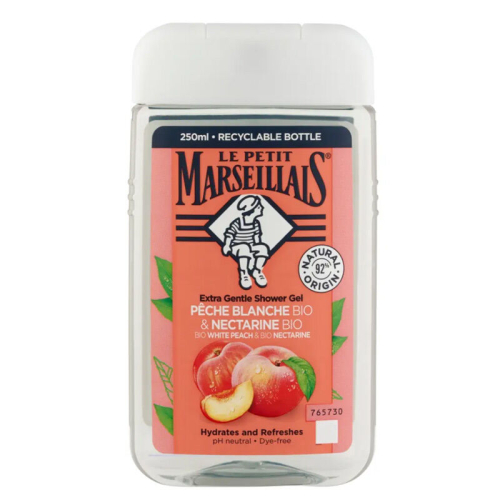 Le Petit Marseillais Beyaz Şeftali ve Nektarin Banyo ve Duş Jeli 250 ml - Le Petit Marseillais