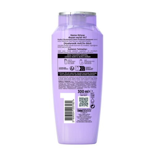 Elseve Hydra Hyaluronic Nem Dolduran Şampuan 300 ml - 2