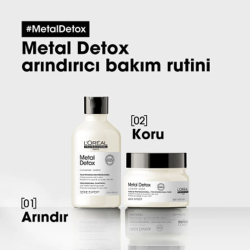 Loreal Professionnel Serie Expert Metal Detox Kırılma Karşıtı Arındırıcı Şampuan 300 ml - 6