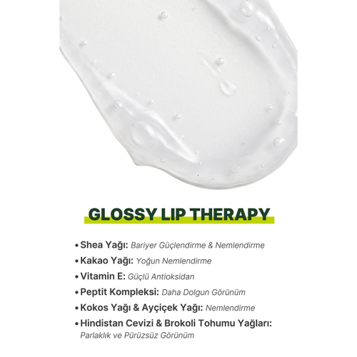 Lunova Glossy Lip Therapy - Peptit Lip Balm 15 ml - 3