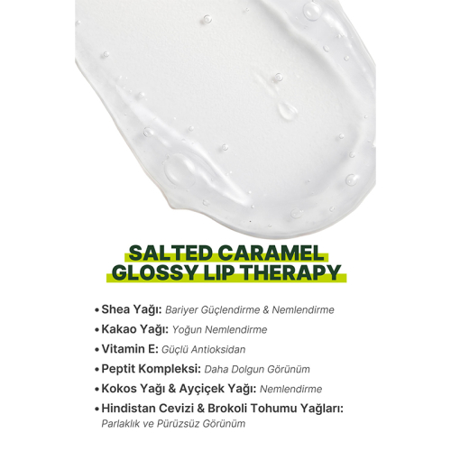 Lunova Tuzlu Karamel Aromalı Peptit Lip Balm 15 ml - 3