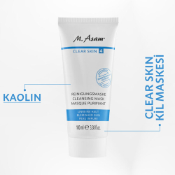 M. Asam CLEAR SKIN Yağlı Ciltler Parlama Karşıtı Arındırıcı %10 Kaolin Kil Maskesi 100 ml - 1