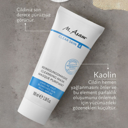 M. Asam CLEAR SKIN Yağlı Ciltler Parlama Karşıtı Arındırıcı %10 Kaolin Kil Maskesi 100 ml - 2