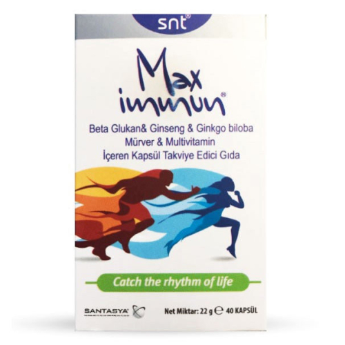 Max Immun Takviye Edici Gıda 40 Kapsül - Max İmmun