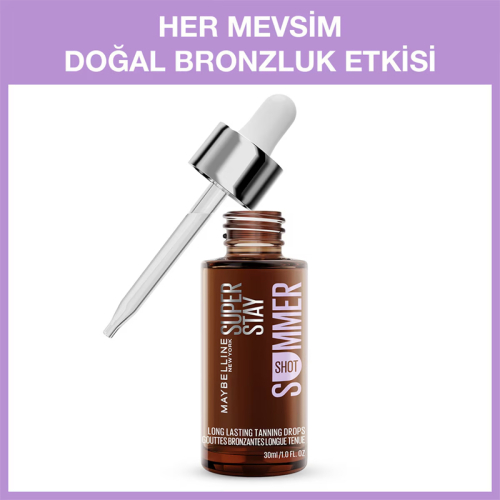 Maybelline New York Summer Shot Bronzlaştırıcı Etkili Damla 30 ml - 3