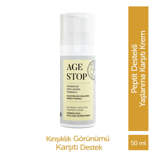 MFM COSMECEUTICALS Age Stop - Gündüz Gece Yüz ve Göz Çevresi Kremi 50 ml - 3