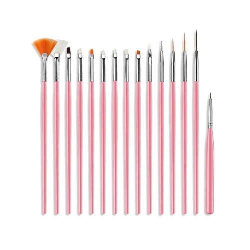 Nascita Pembe Tırnak Fırça Seti 15 li - NAscita