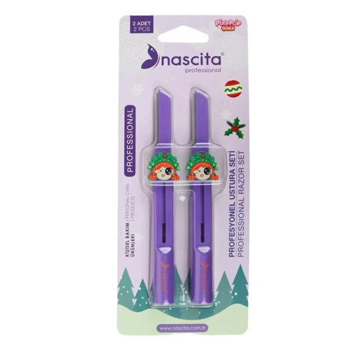 Nascita Pixy Pop Girls Kaş Usturası Seti - Mor 2 Adet - NAscita