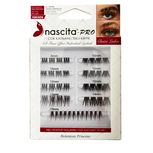 Nascita Pro Çok Katmanlı Tekli Kirpik - Bohemian Princess - NAscita
