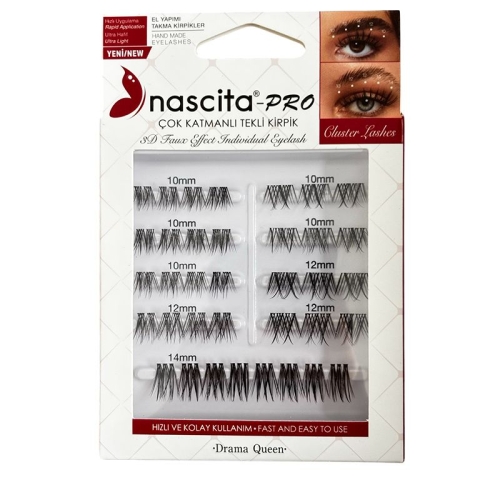 Nascita Pro Çok Katmanlı Tekli Kirpik - Drama Queen - NAscita