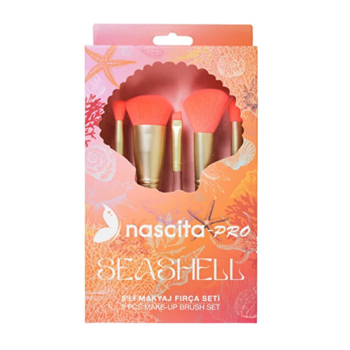 Nascita Pro Seashell 5 li Makyaj Fırça Seti - 136 - NAscita