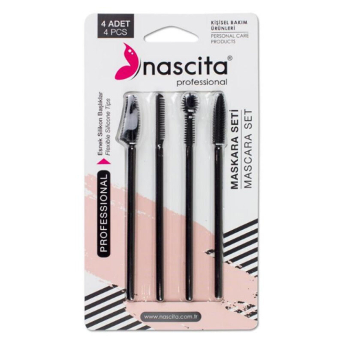Nascita Silikon Tasarım Maskara Seti 4lü - 17 - NAscita