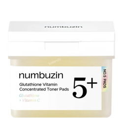 Numbuzin No-5+ Glutathione Vitamin Concentrated Toner Pads 180 ml - 1