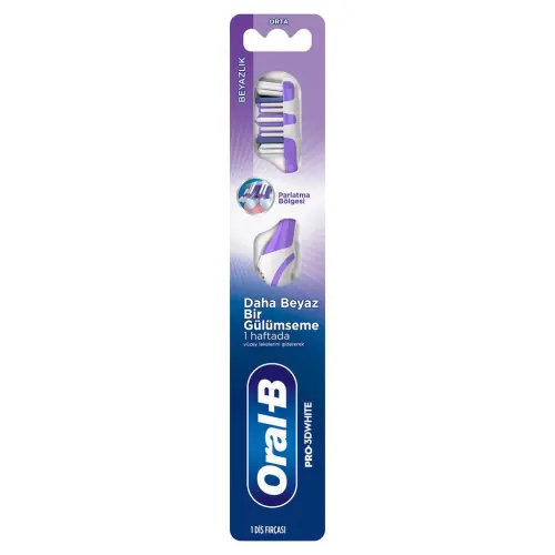 Oral-B Pro-3D White Diş Fırçası - Orta - Oral-B